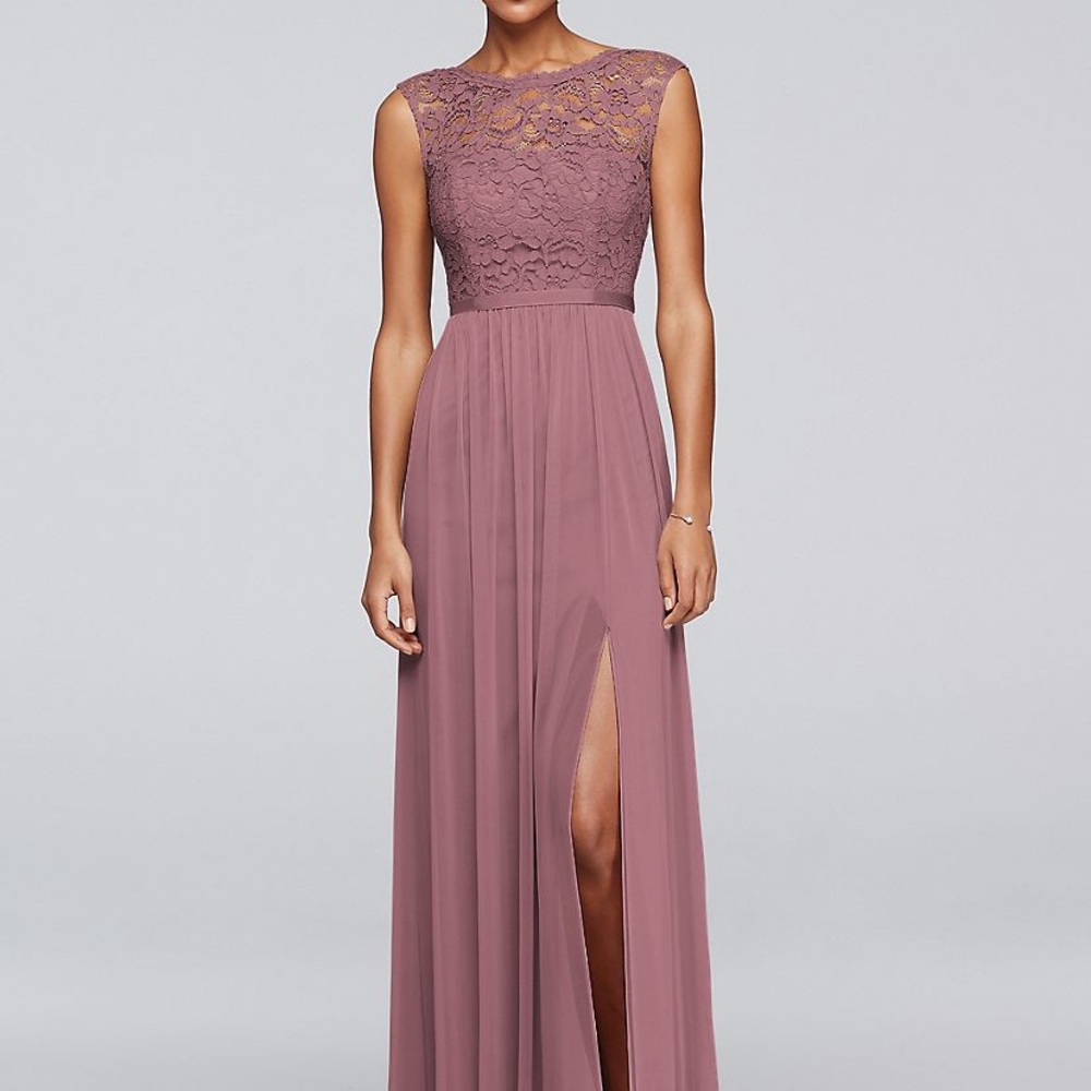 David’s bridal bridesmaid dress